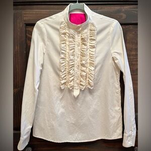 HEIDI MERRICK Long Sleeve Ivory Top - 4